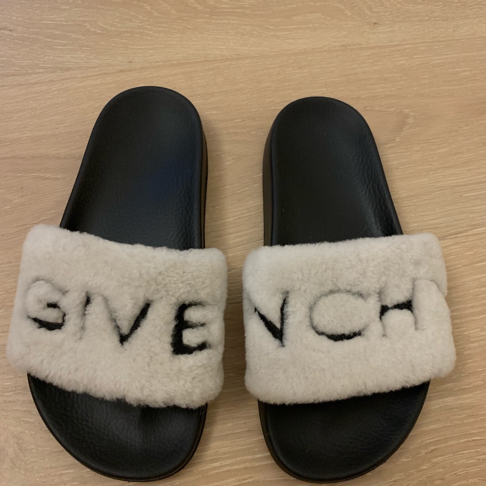 Authentic Givenchy Shearling Slippers - image 3